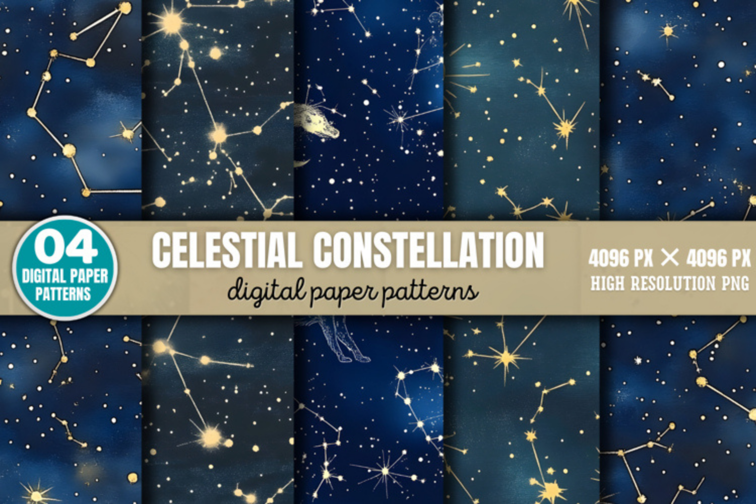Celestial Constellation Pattern