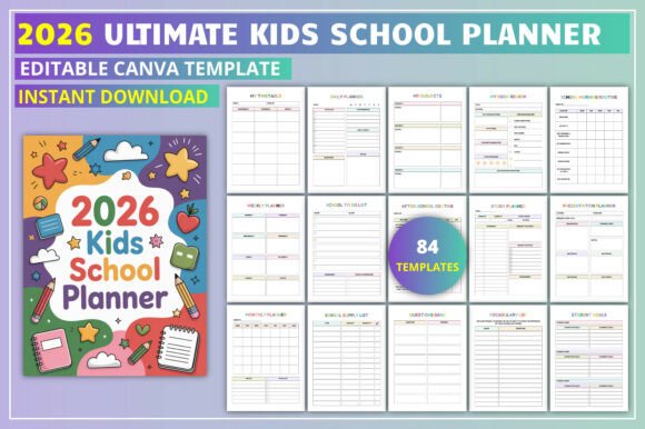 2026 Ultimate Kids School Planner