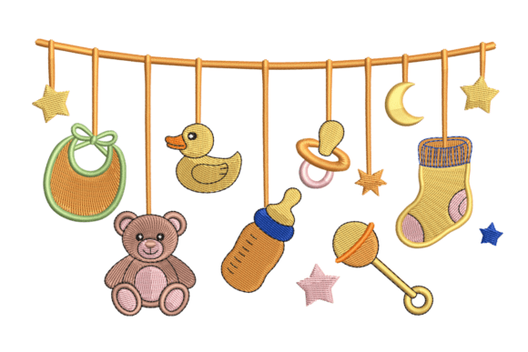 Baby Mobile Garland