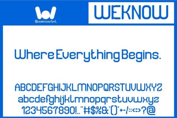 Before Nothing Font - Preview 3