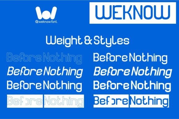 Before Nothing Font - Preview 6