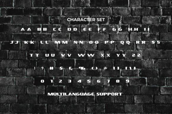 Black Vehicle Font - Preview 4