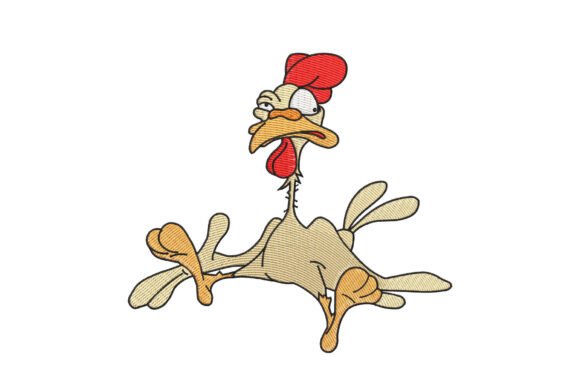 Cartoon Cockerel