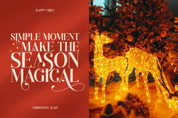 Christmas Again Font - Preview 2