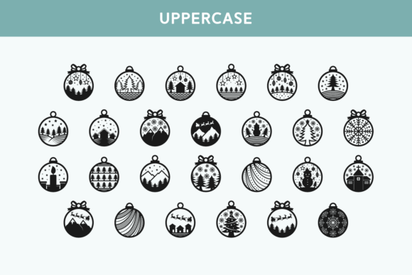 Christmas Decorations Font - Preview 2