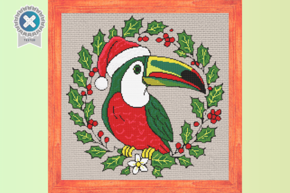 Christmas Toucan Wreath