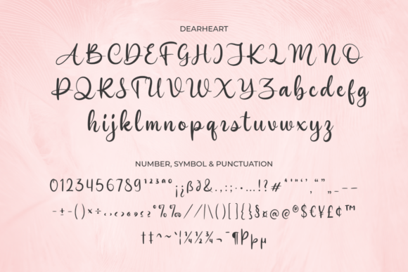 Dearheart Font - Preview 6