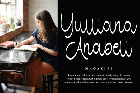 Desember Font font preview - 1