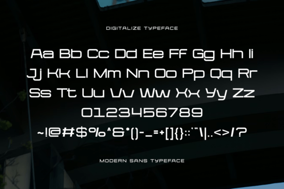 Digitalize Font - Preview 1