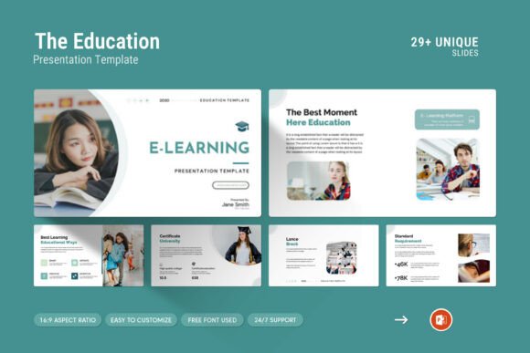 Preview of Education PowerPoint PresentatioTemplate education presentation template