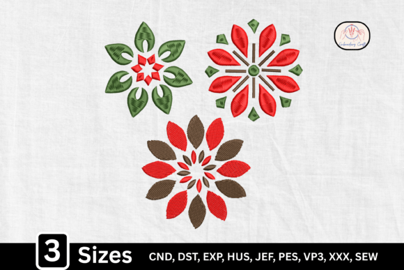Floral 3 Modern Petal Mandalas