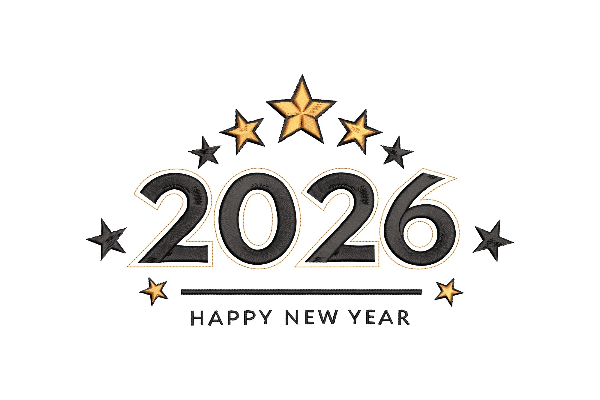 Golden Fireworks Explosion for 2026