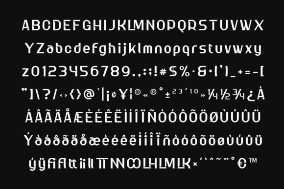 Golke Font PNG with transparent background - Preview 1
