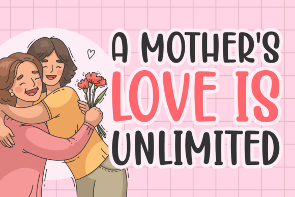 Great Mother Font PNG with transparent background - Preview 1