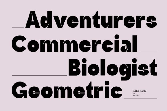 Jubble Font PNG with transparent background - Preview 5