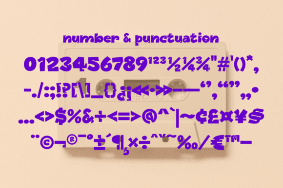 Malibu Funkster Font PNG with transparent background - Preview 3