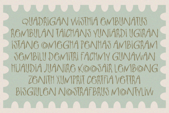 Mifolks Font PNG with transparent background - Preview 3