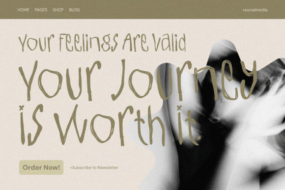 Mifolks Font PNG with transparent background - Preview 6