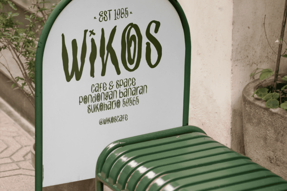 Omiensa Font font preview - 4