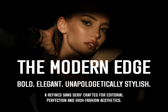 Outfit Slays Font PNG with transparent background - Preview 1