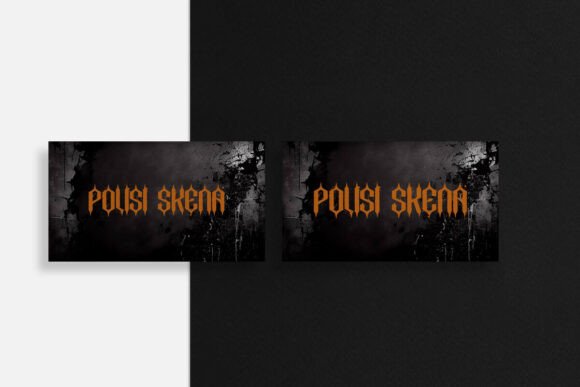 Polisi Skena Font PNG with transparent background - Preview 2