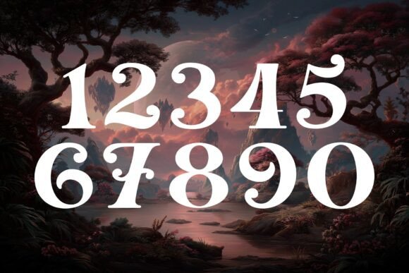 Shadowmast Font PNG with transparent background - Preview 2