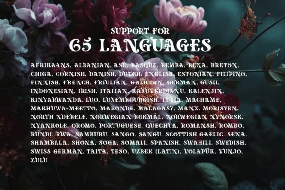 Shadowmast Font PNG with transparent background - Preview 3