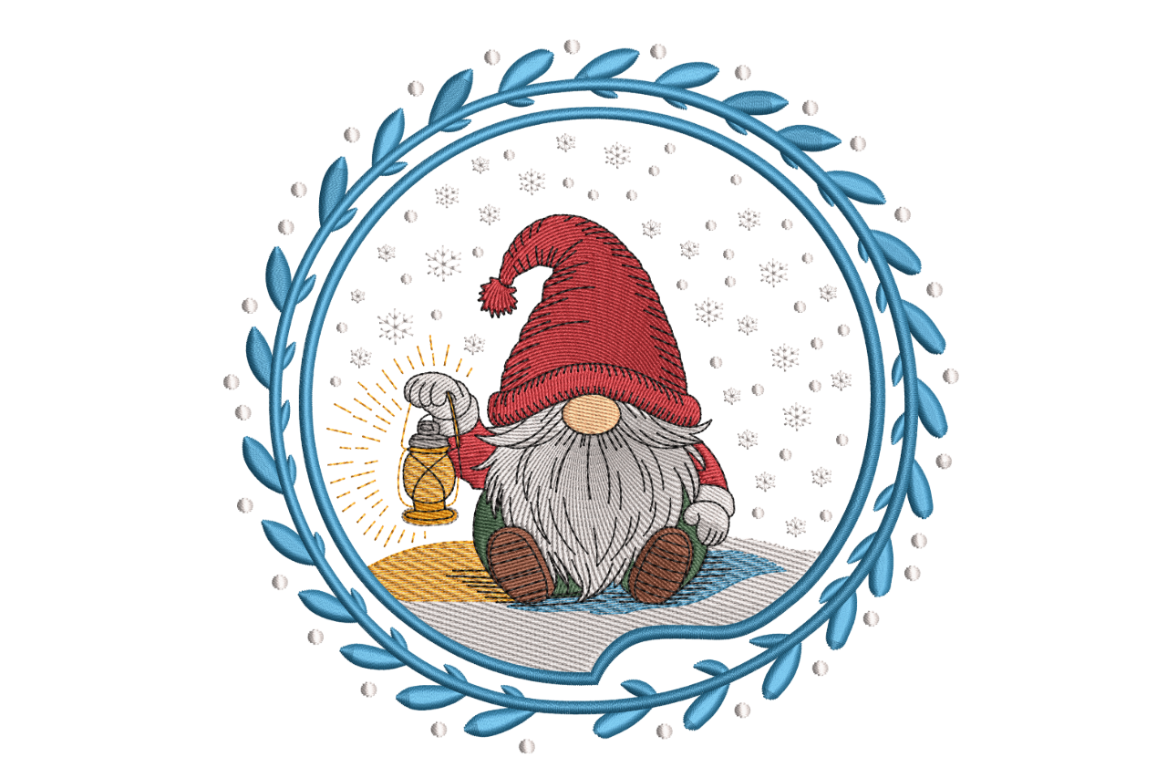 Winter Gnome Lantern