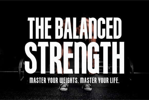 Balance Font - Preview 4