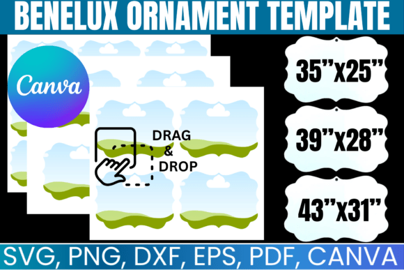 Benelux Ornament Canva Template Bundle