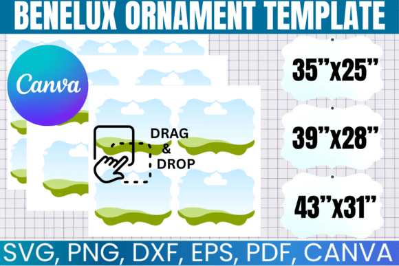 Benelux Ornament Canva Template Bundle