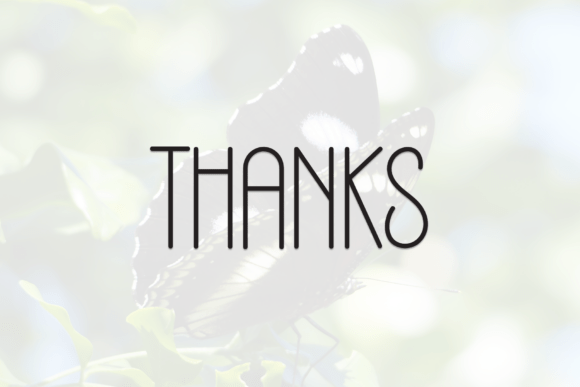Black Butterfly Font - Preview 5