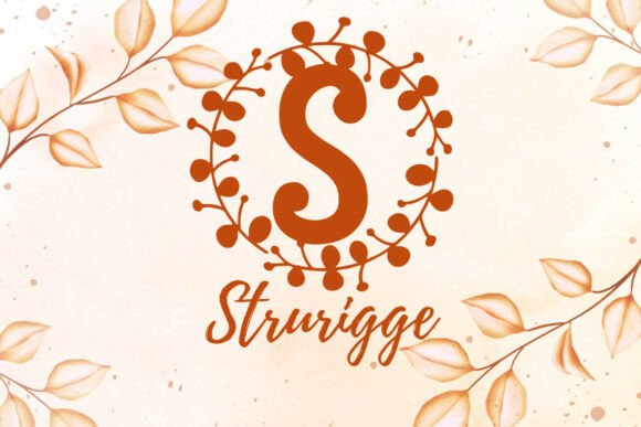Blynford Monogram Font PNG with transparent background - Preview 1