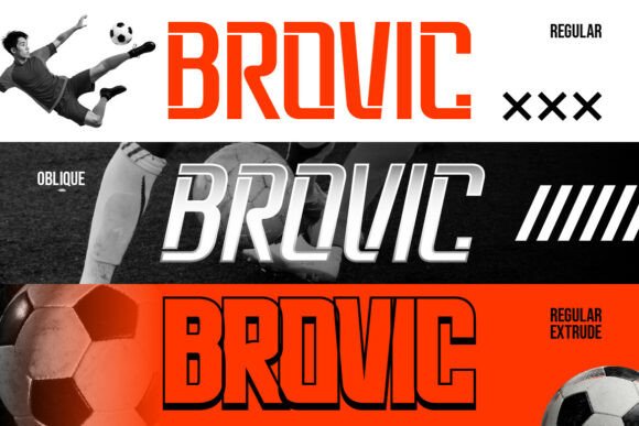 Brovic Font - Preview 2