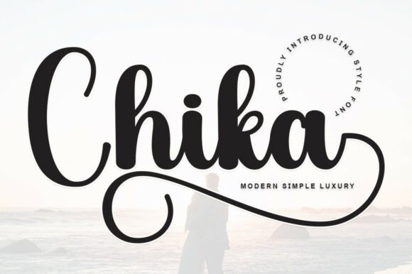 Chika Font by Diorde Studio · Creative Fabrica font preview