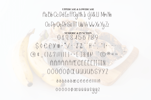 Chocholate Banana Font - Preview 6