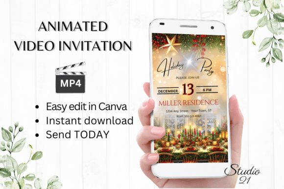 Christmas Holiday Party Invitation