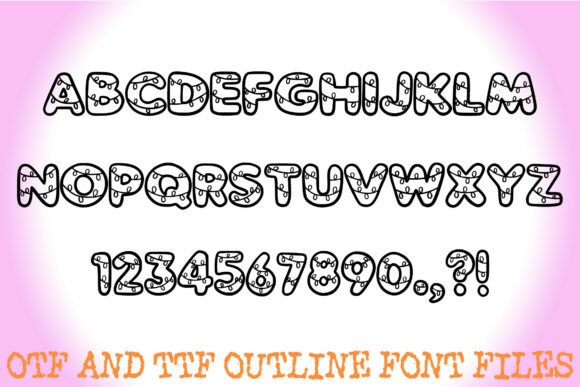 Christmas Lights Font - Preview 1