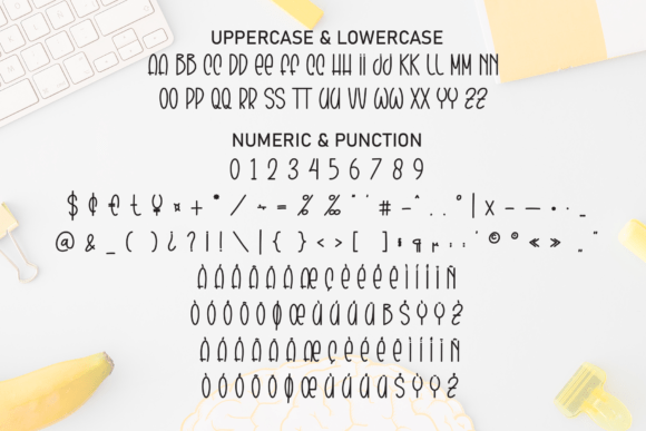 Creative Wednesday Font PNG with transparent background - Preview 6