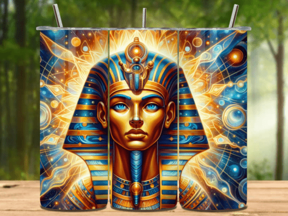 Egyptian Gods 20oz Tumbler Wrap Png V.3