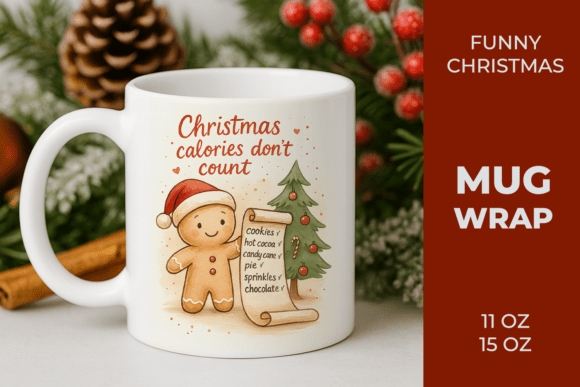 Funny Christmas Mug, Gingerbread Mug