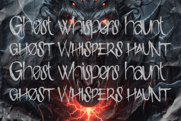Grave Echo Font - Preview 2