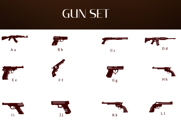 Gun Set Font - Preview 1