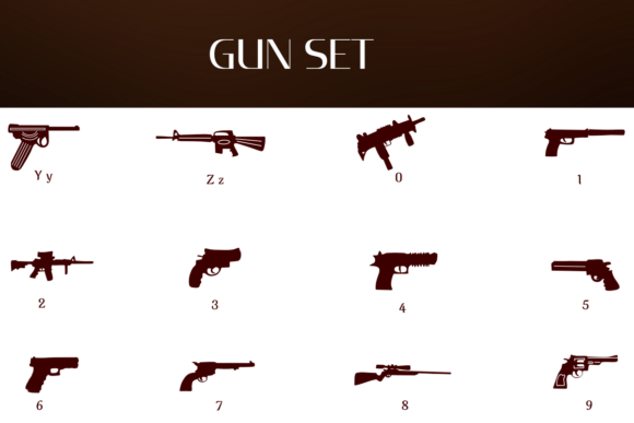 Gun Set Font - Preview 3