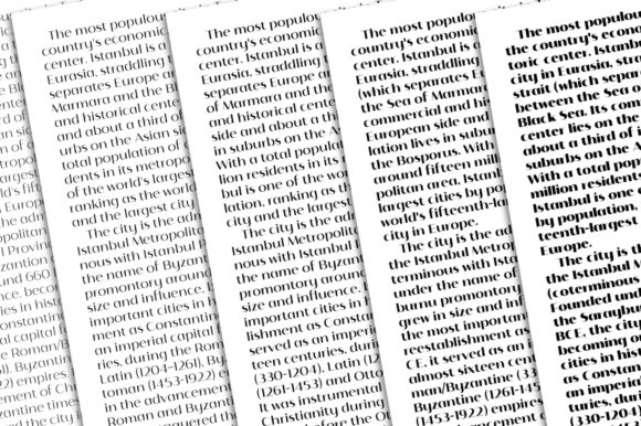 Istanbul Type Font PNG with transparent background - Preview 5