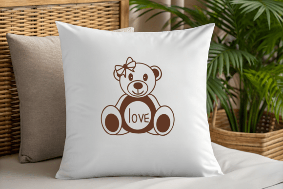 Love Bear Set Font PNG with transparent background - Preview 4
