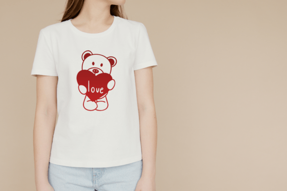 Love Bear Set Font PNG with transparent background - Preview 5