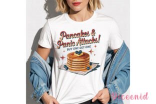 Pancakes Panic Attacks PNG Clipart Graphic by Diceenid · Creative Fabrica