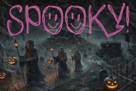 Phantom Silence Font PNG with transparent background - Preview 1
