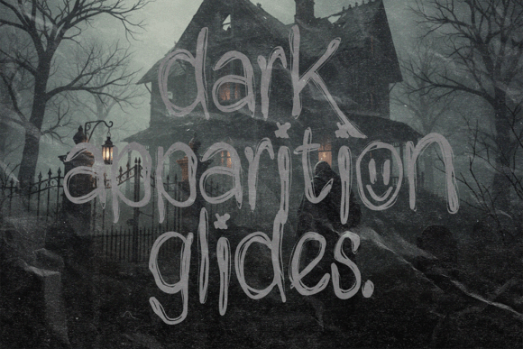 Phantom Silence Font PNG with transparent background - Preview 3